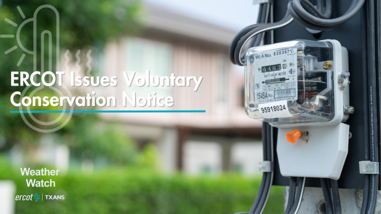 ERCOT Issues Voluntary Conservation Notice