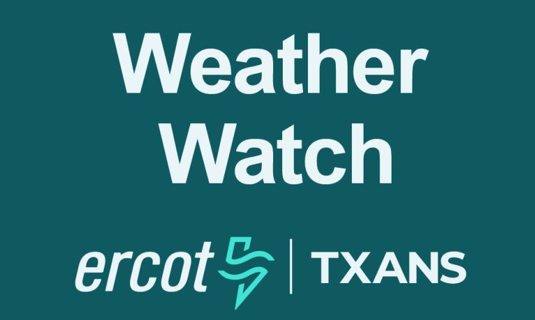 ERCOT Weather Watch Extended Through August 11