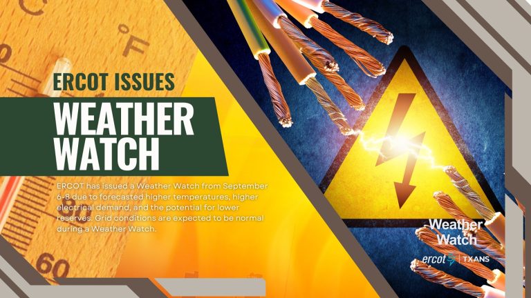 ERCOT Issues Weather Watch