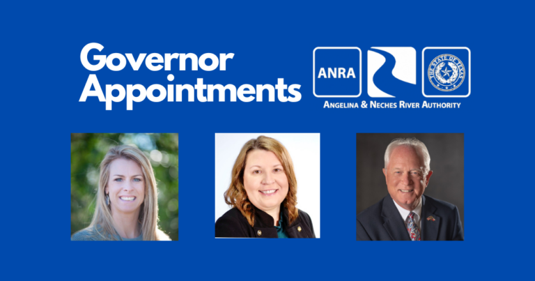 Governor Abbott Appoints Three To Angelina And Neches River Authority Board Of Directors