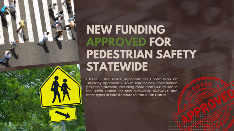 New Funding Approved for Pedestrian Safety Statewide