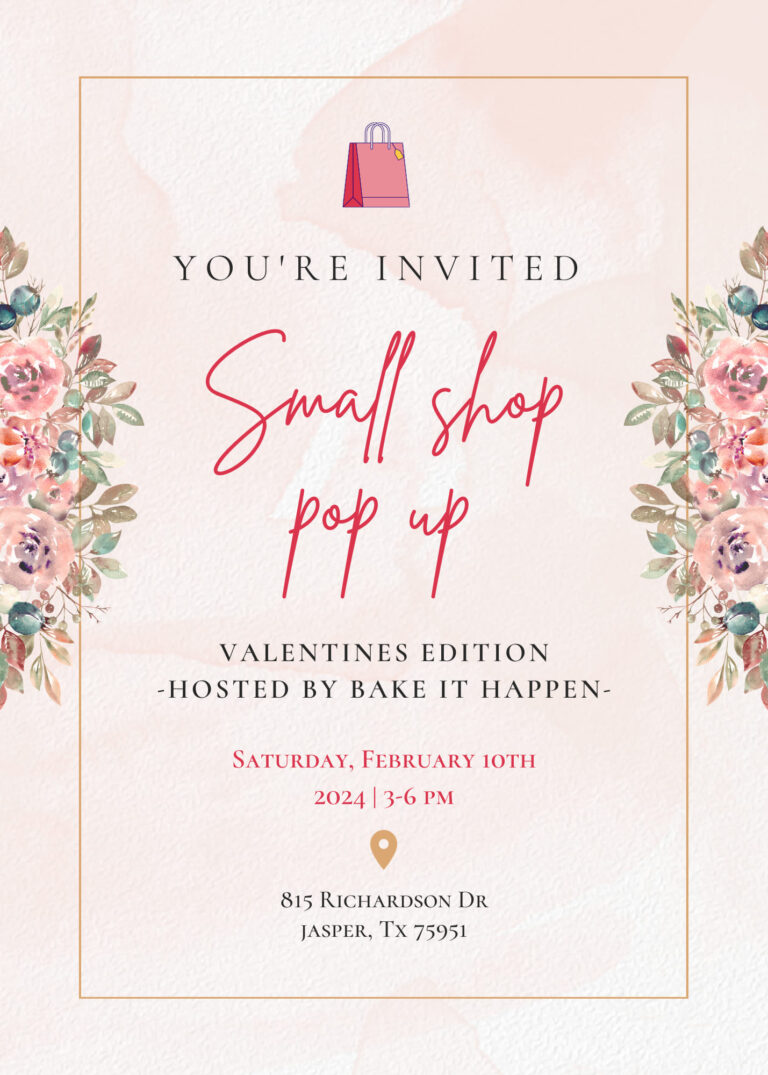 Small Shop Pop Up (Jasper County)