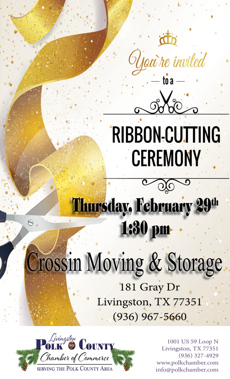Ribbon Cutting for Crossin Moving & Storage (Polk County)