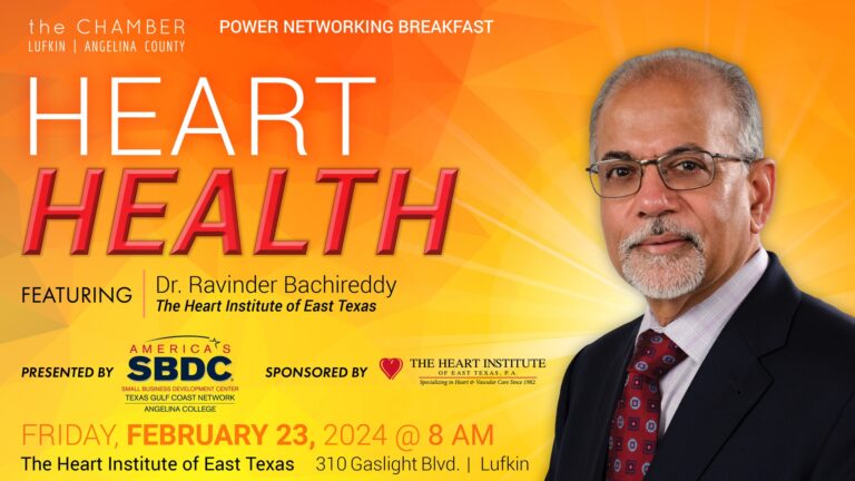 Power Networking Breakfast: Heart Health (Angelina County)