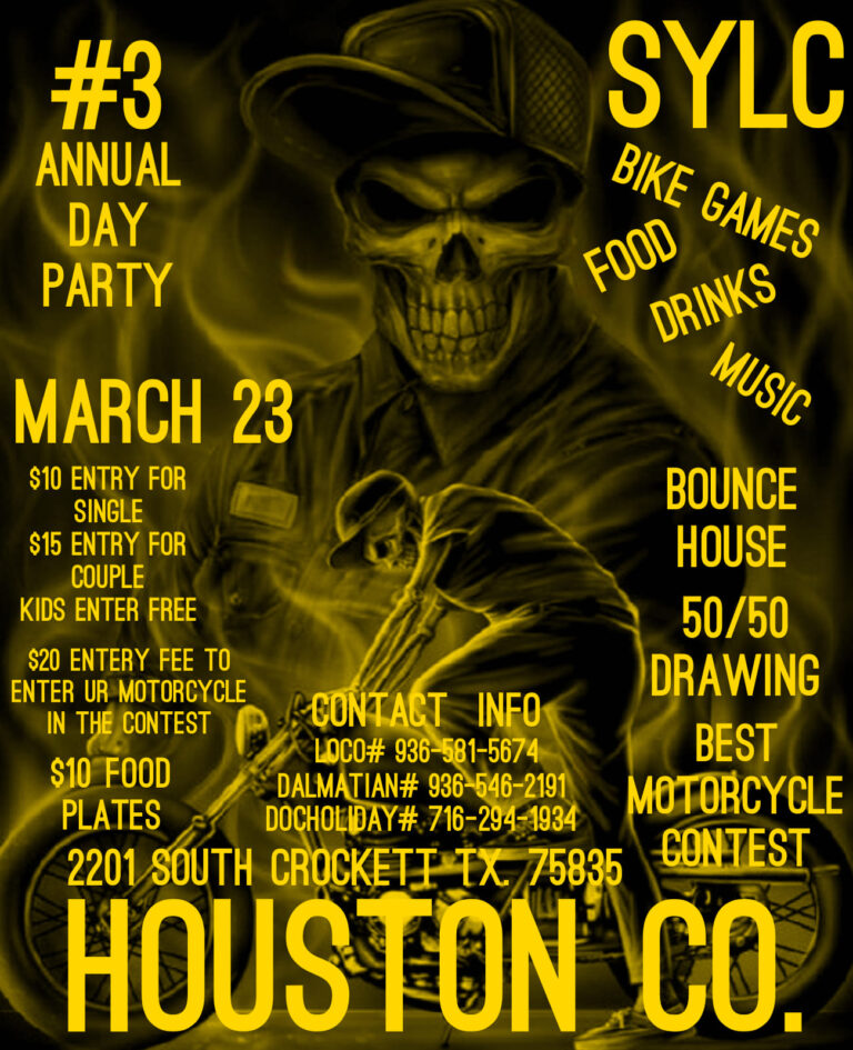 3rd Annual Day Party (Houston County)