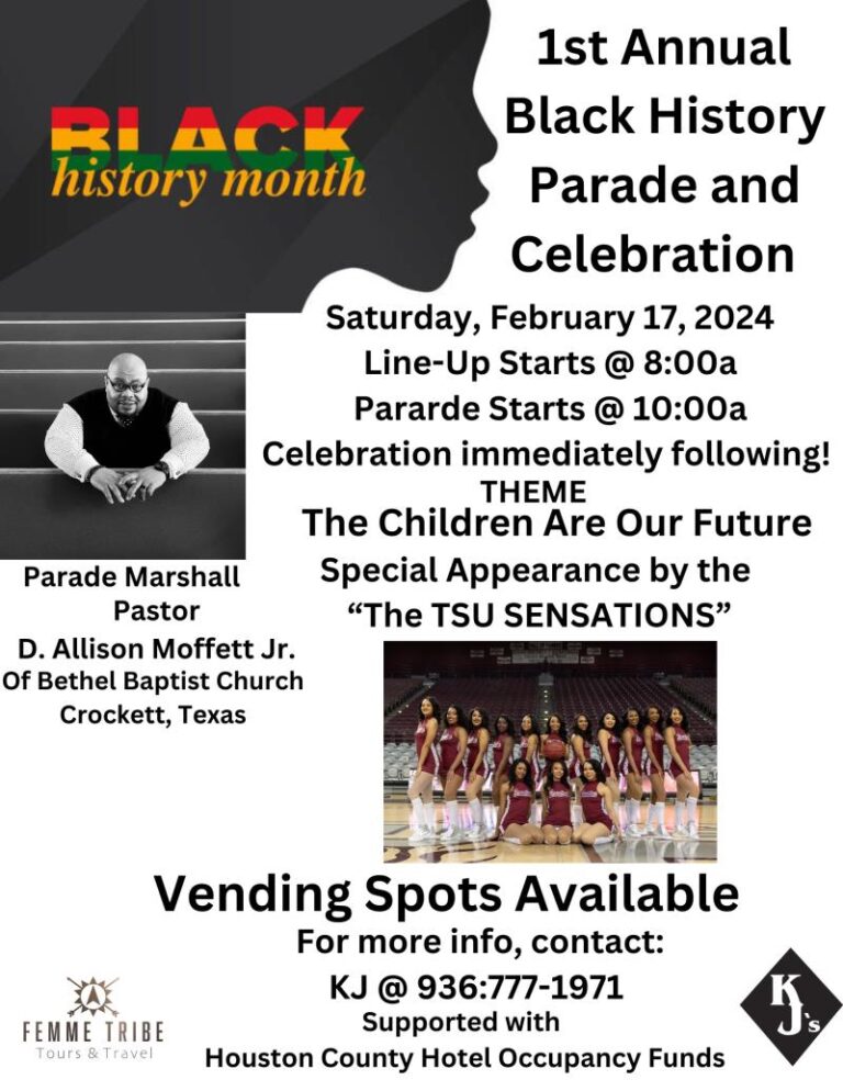 1st Annual Black History Parade & Celebration (Nacogdoches County)
