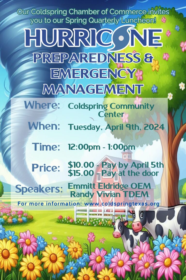 Hurricane Preparedness and Emergency Management (Coldspring County)