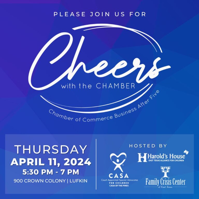 Cheers with the Chamber (Angelina County)