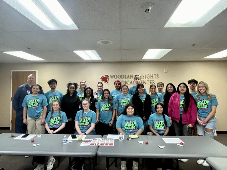 Drug-Free All-Stars Visit Woodland Heights Medical Center