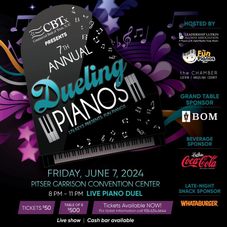 7th Annual Dueling Pianos (Angelina County)