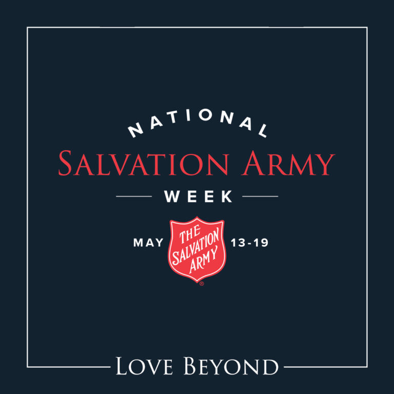National Salvation Army Week, May 13-19, 2024