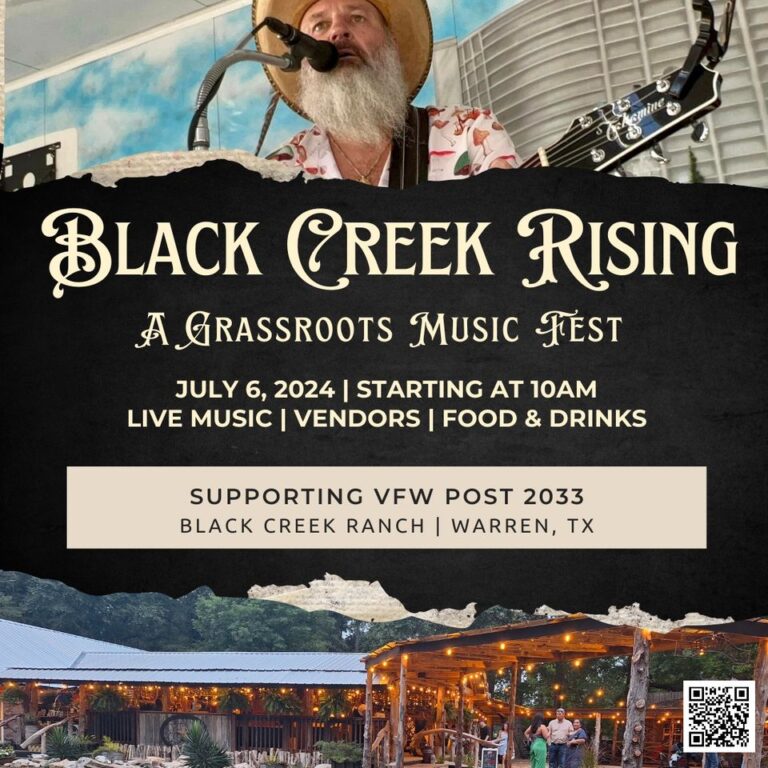 Black Creek Rising: A Grassroots Music Fest (Tyler County)