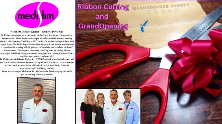 Ribbon Cutting MediSlim (Nacogdoches County)