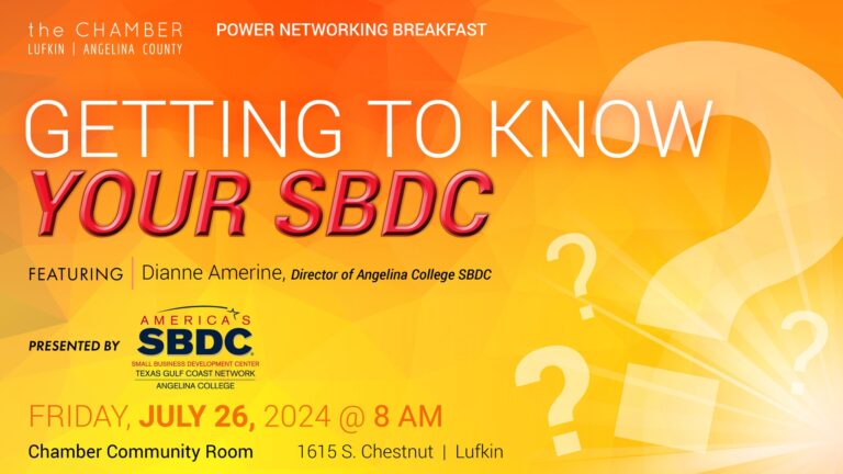 Getting to Know Your SBDC (Angelina County)