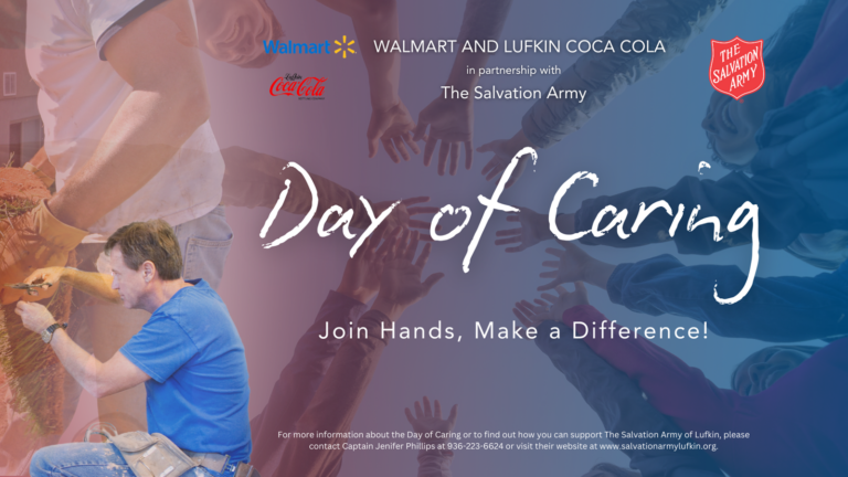 Walmart & Lufkin Coca-Cola Join Forces with The Salvation Army for Day of Caring
