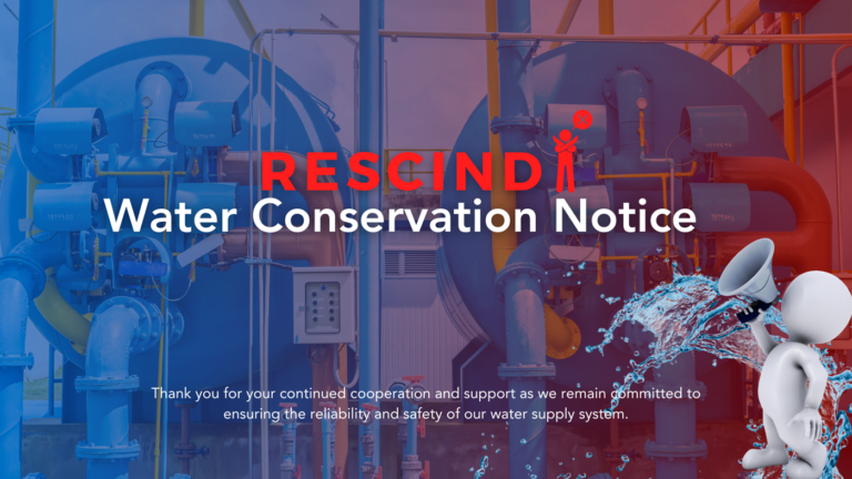 Rescind Water Conservation Notice