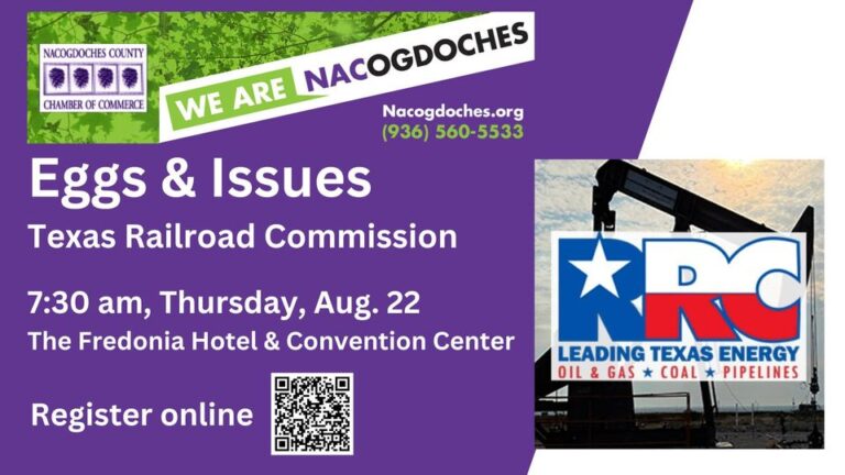 Eggs and Issues with Texas Railroad Commission (Nacogdoches County)