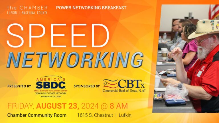 Power Networking Breakfast: Speed Networking (Angelina County)