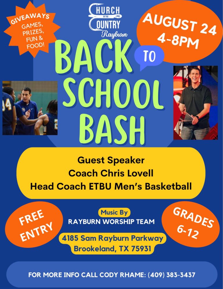 Back to School Bash (Jasper County)