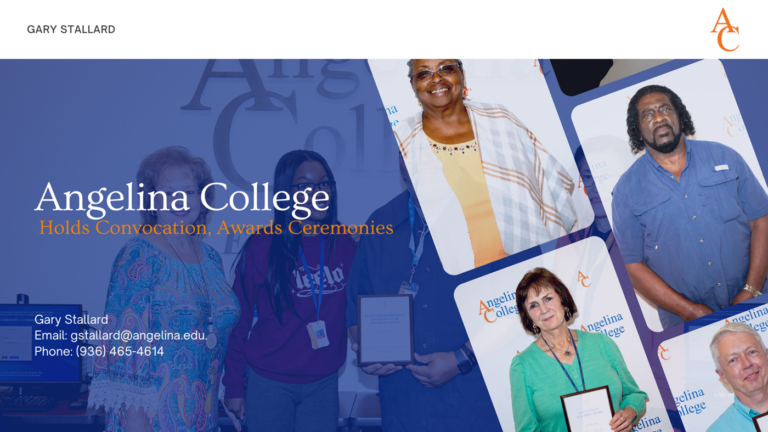 Angelina College Holds Convocation, Awards Ceremonies