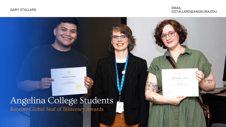 Angelina College Students Receive Global Seal of Biliteracy Awards
