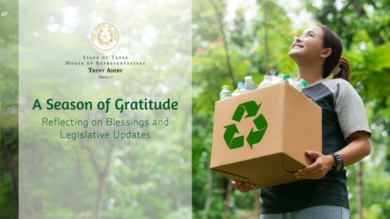 A Season of Gratitude: Reflecting on Blessings and Legislative Updates