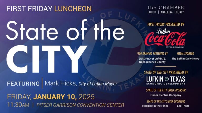 First Friday Luncheon: State of the City (Angelina County)