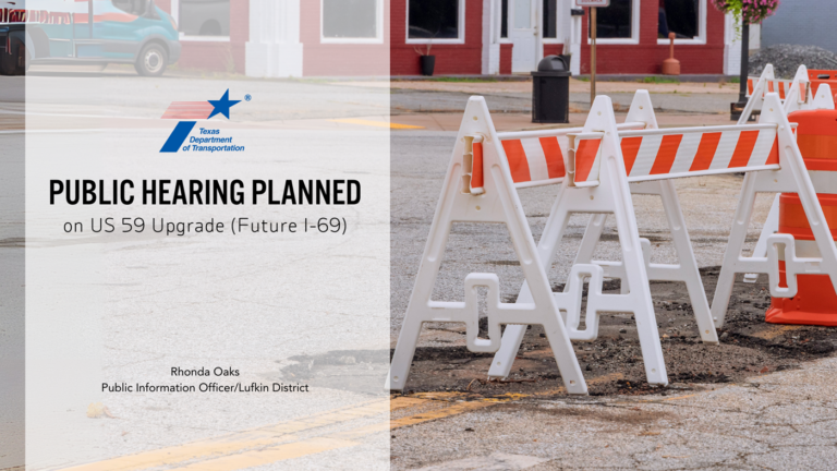 Public Hearing Planned on US 59 Upgrade (Future I-69)