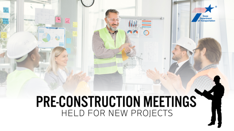 Pre-Construction Meetings Held for New Projects
