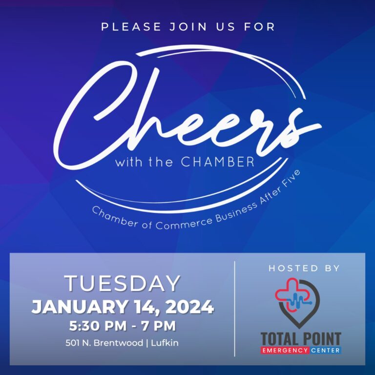 Cheers with the Chamber (Angelina County)