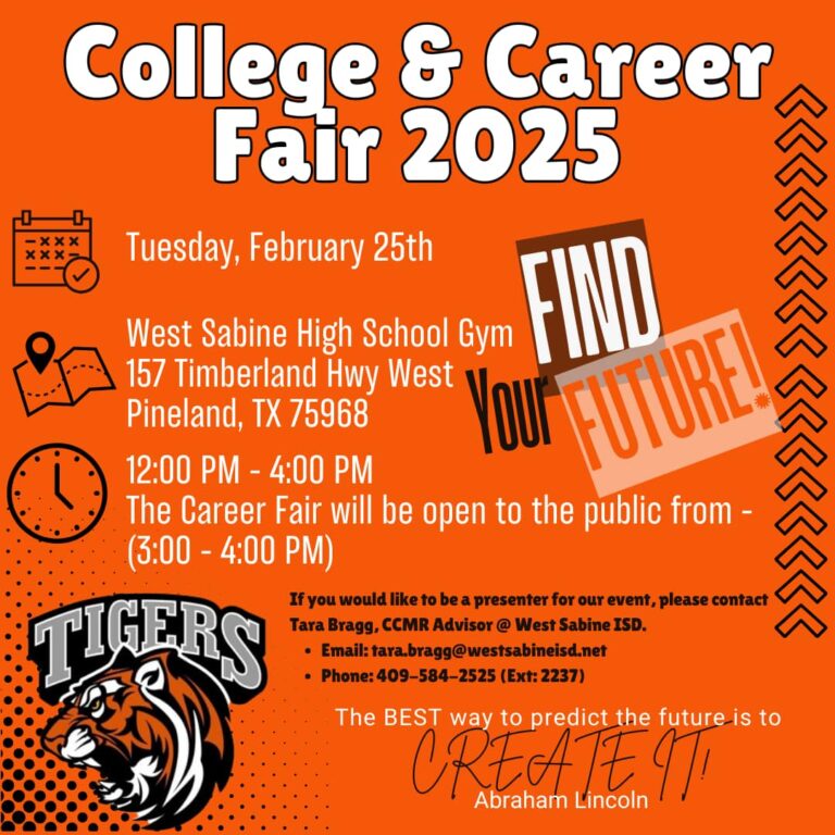 College and Career Fair 2025 (Sabine County)