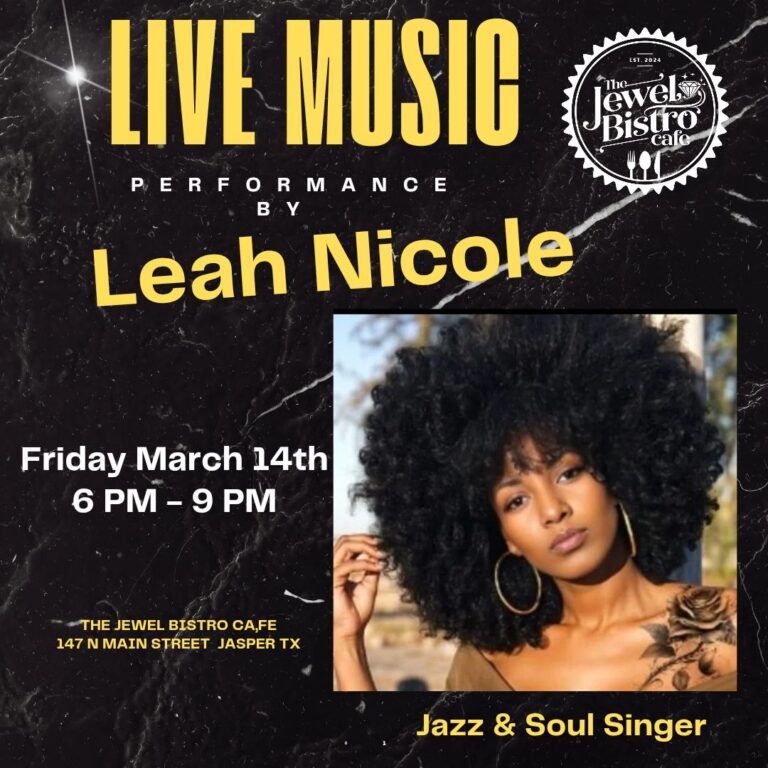 Live Music with Leah Nicole (Jasper County)