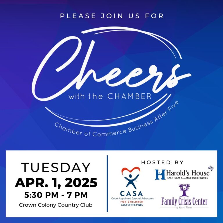 Cheers with the Chamber (Angelina County)