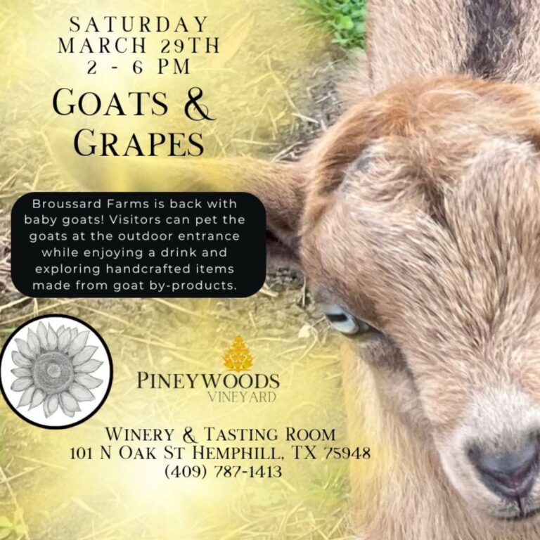 Goats & Grapes (Sabine County)