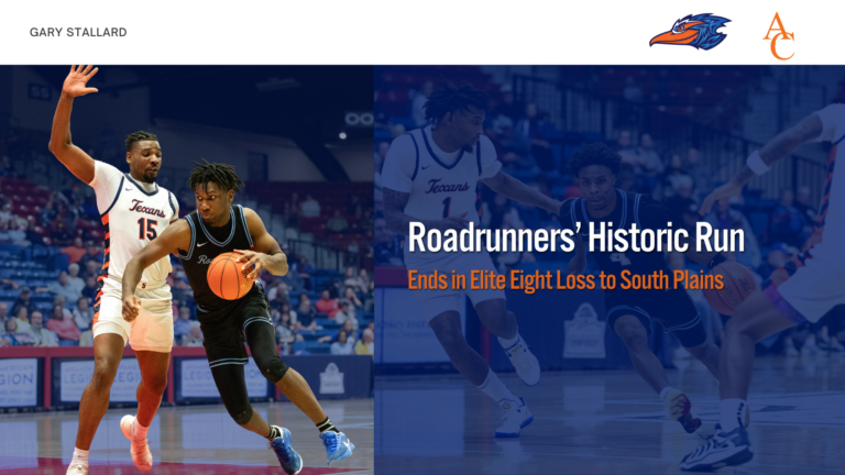 Roadrunners’ Historic Run Ends in Elite Eight Loss to South Plains