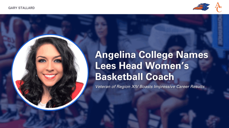 Angelina College Names Lees Head Women’s Basketball Coach