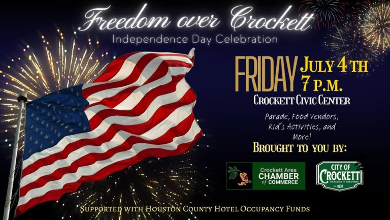 Freedom Over Crockett: Independence Day Celebration