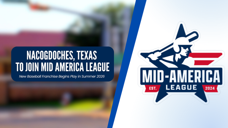 Nacogdoches, Texas to Join Mid America League