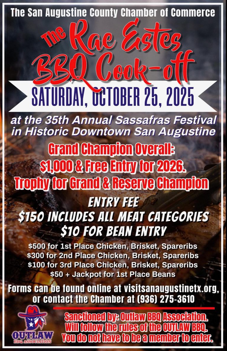 The Rae Estes BBQ Cook-Off (San Augustine County)