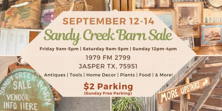 Sandy Creek Barn Sale (Jasper County)