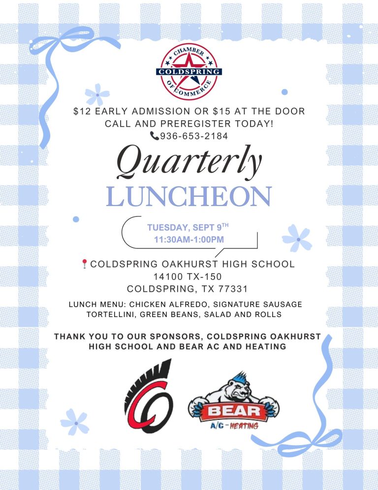 Chamber Luncheon (Coldspring County)
