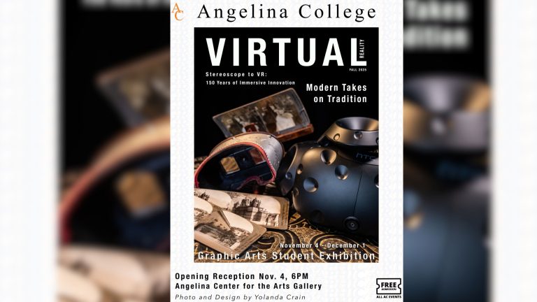 Angelina College Graphic Arts Students Displaying Works