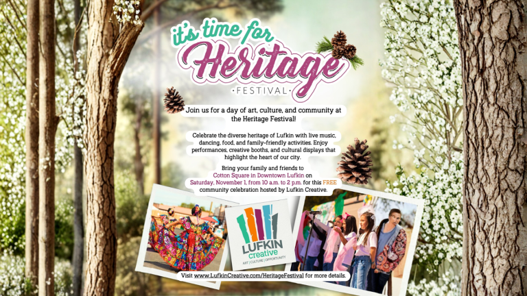 Lufkin Creative Announces Heritage Festival 2025, Celebrating Culture, Art, and Community in the Heart of Downtown