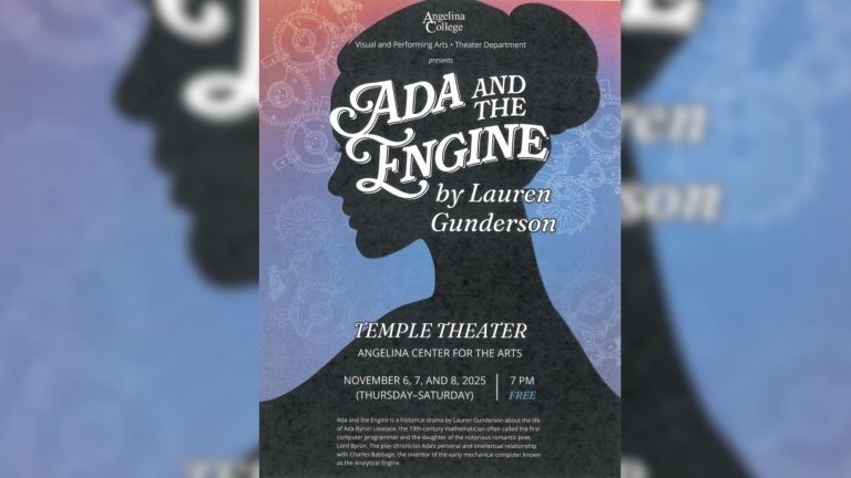 Angelina College Theater Presenting ‘Ada and the Engine’ 
