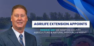 AgriLife Extension Appoints Ronnie May as Newton County Agriculture & Natural Resources Agent