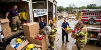 Texas Fire Departments Receive Donated Equipment, Rebuilding After Hill Country Flood