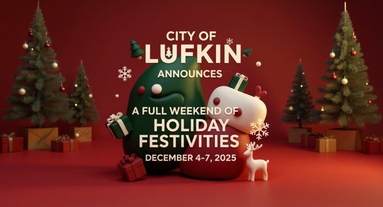 City of Lufkin Announces a Full Weekend of Holiday Festivities December 4-7, 2025