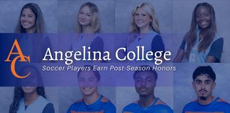Angelina College Soccer Players Earn Post-Season Honors