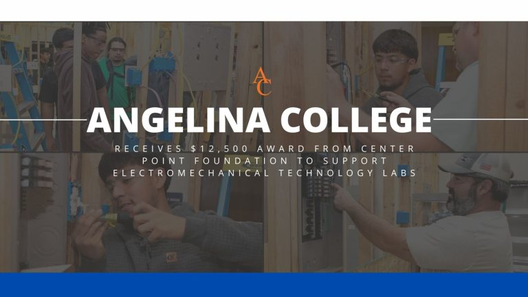 Angelina College Receives $12,500 Award From Center Point Foundation to Support Electromechanical Technology Labs