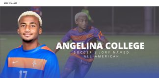 Angelina College Soccer’s Jory Named All-American